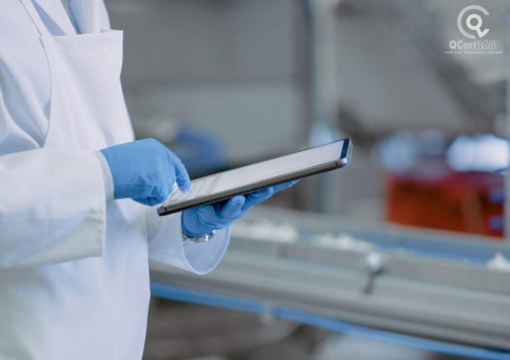Food safety inspection in a factory after a major product recall
