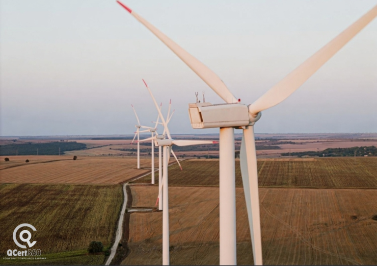 Factory using quality control measures to reduce carbon emissions and environmental impact