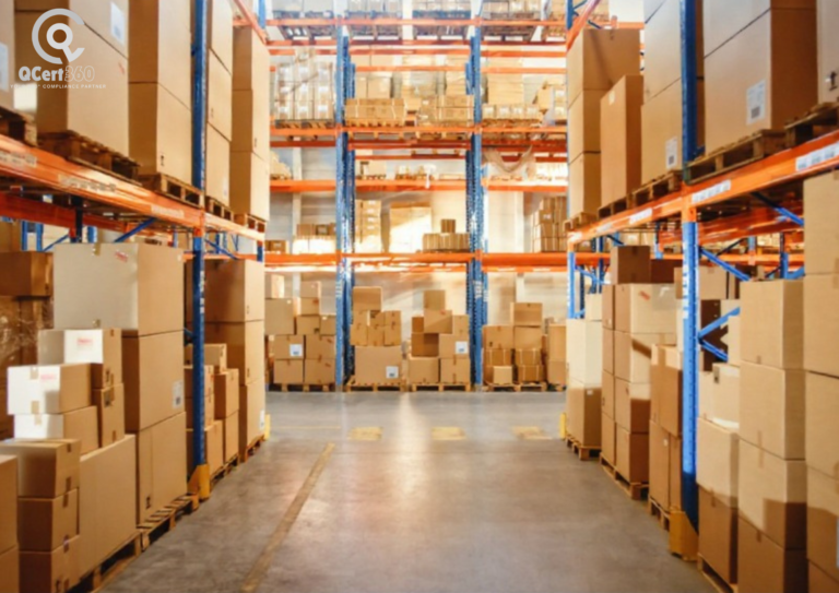 Pharmaceutical warehouse following GDP guidelines for safe and compliant medicine distribution.