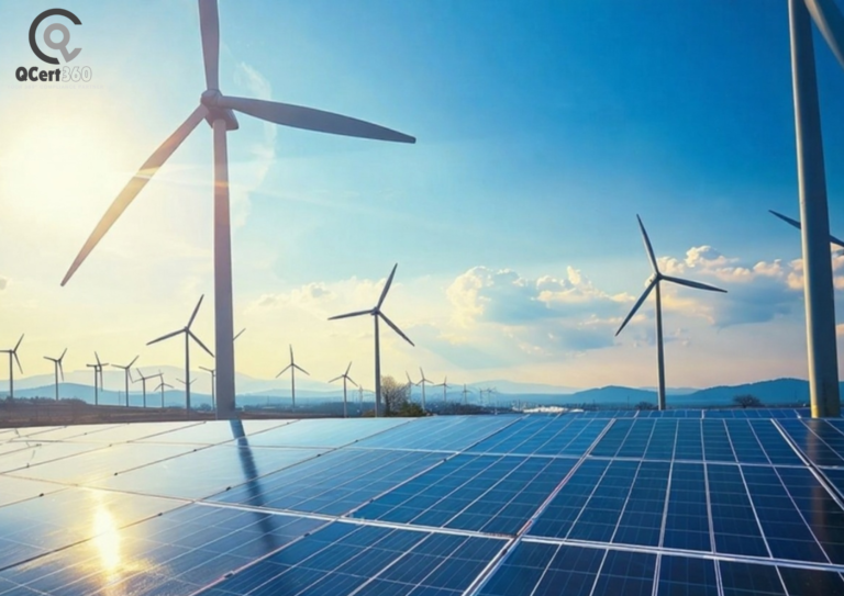 Solar panels with CE marking label inspected for export compliance in African markets