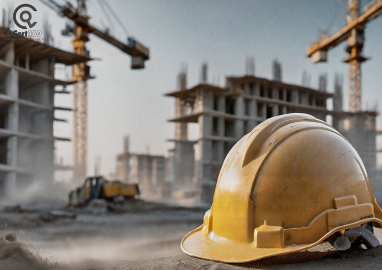 Construction site in Nigeria meeting ISO 9001 quality standards for government tender compliance