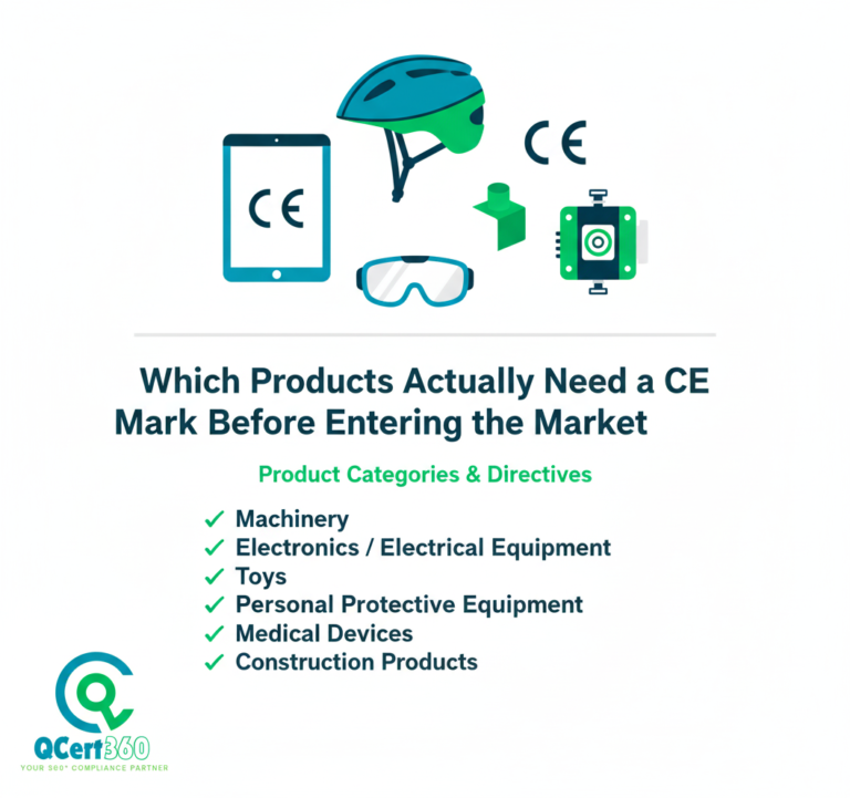 CE Mark product requirements explained — which items need certification before entering the EU market for compliance and safety.