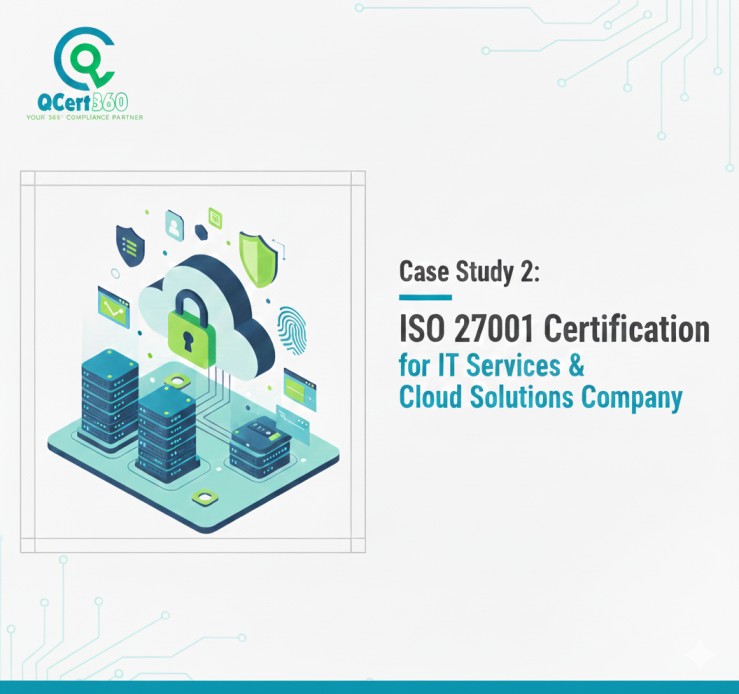 IT services and cloud solutions company achieving ISO 27001 certification to strengthen information security and client trust.