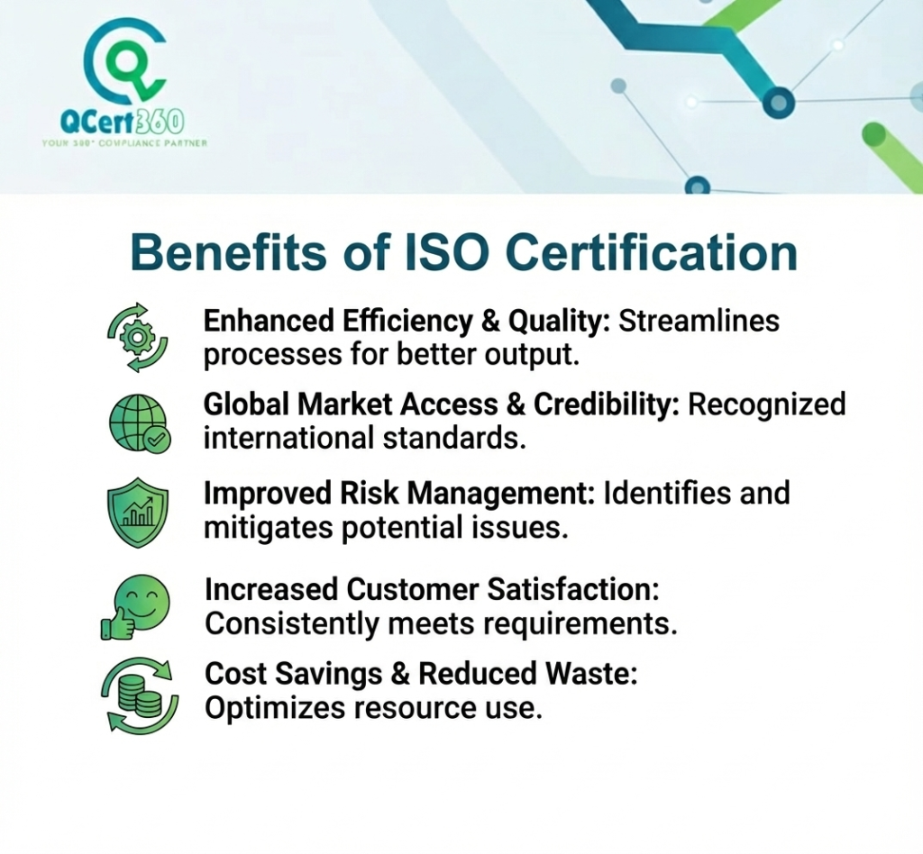 ISO experts supporting businesses with fast ISO certification & getting it benefits, documentation, and audit readiness.