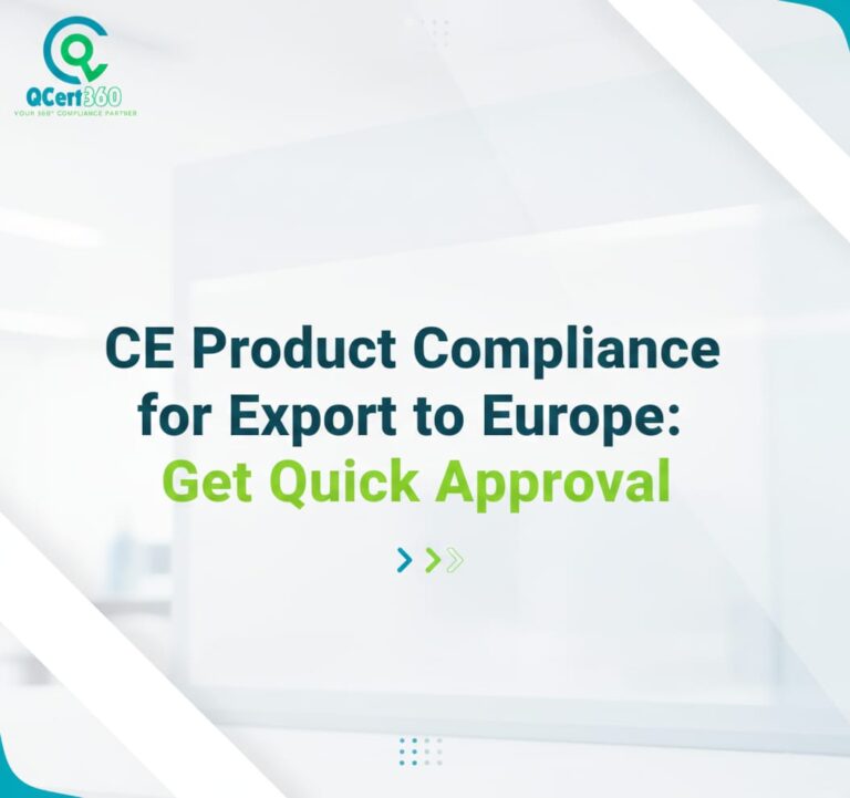 CE product compliance process ensuring fast approval for exporting products to the European market.