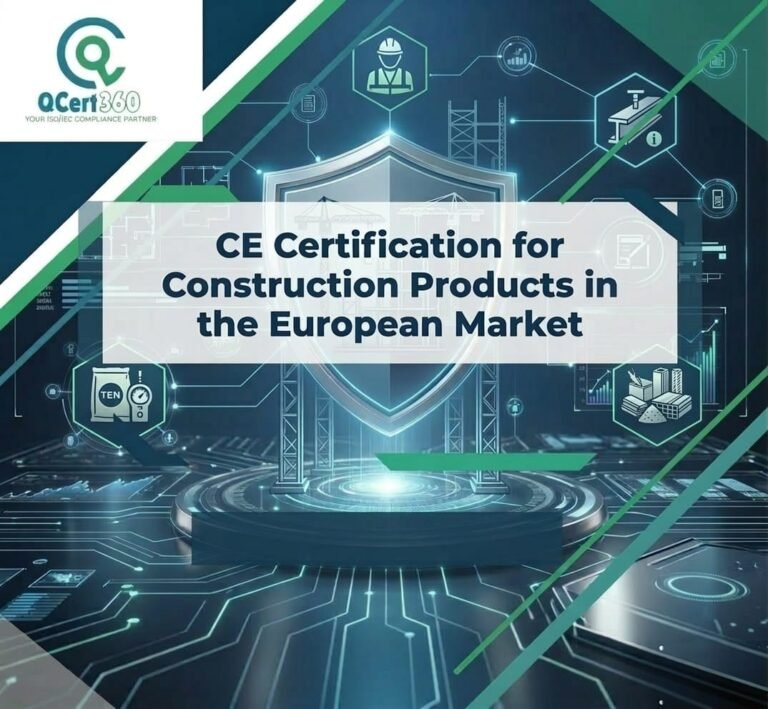 Construction product undergoing CE certification to meet European market safety and compliance requirements.