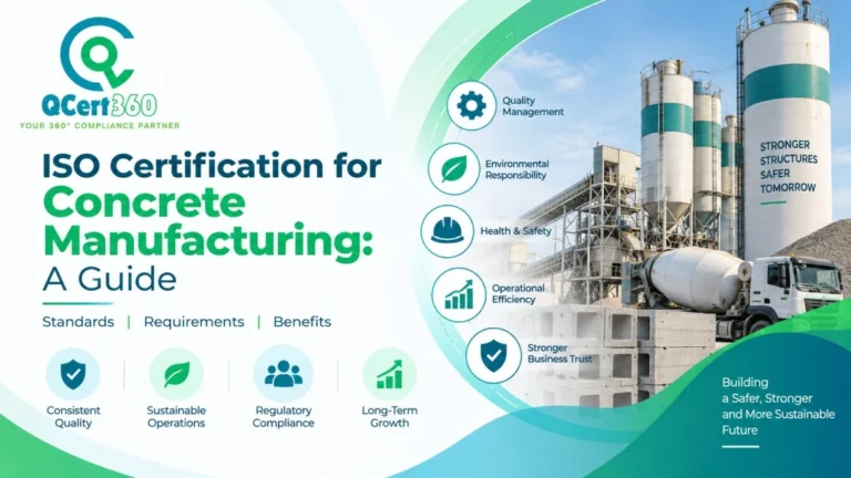 ISO Certification for Concrete Manufacturing companies: A Guide