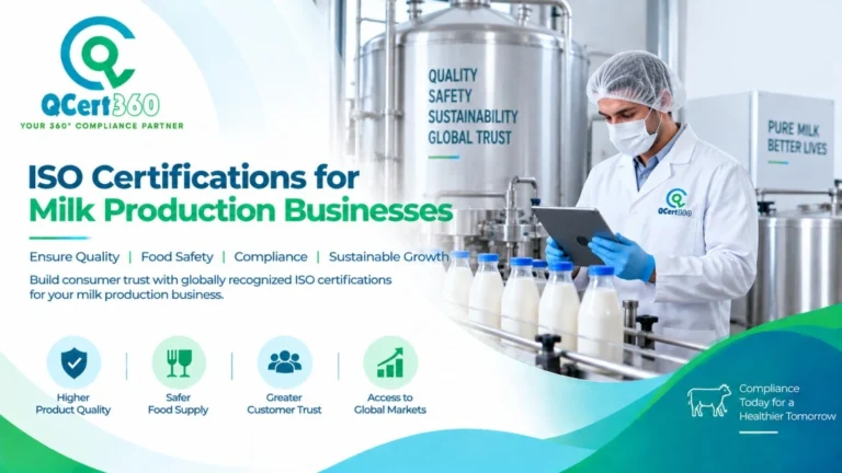 ISO Certifications for Milk Production Businesses