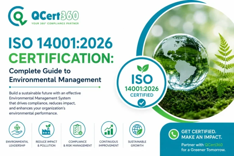 ISO 14001:2026 certification for environmental management system and sustainable business practices
