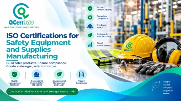 ISO Certifications for Safety Equipment & Supplies Manufacturing