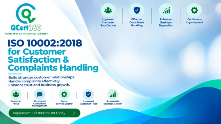 ISO 10002:2018 for Customer Satisfaction and Complaints Handling