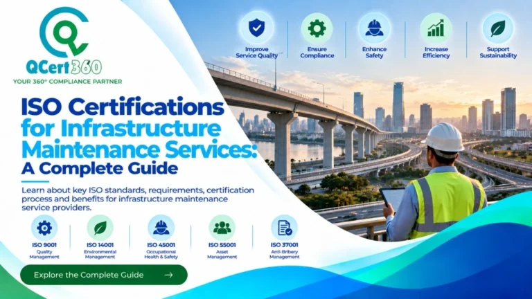 ISO Certifications for Infrastructure Maintenance Services